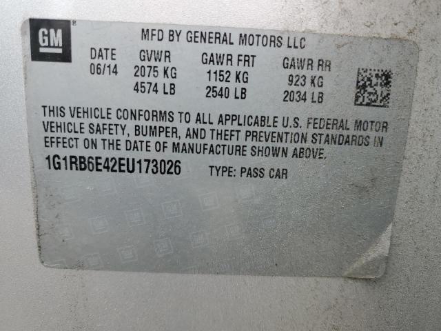 Photo 11 VIN: 1G1RB6E42EU173026 - CHEVROLET VOLT 