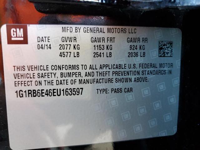 Photo 12 VIN: 1G1RB6E46EU163597 - CHEVROLET VOLT 