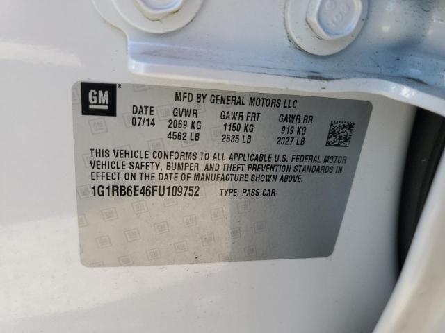 Photo 11 VIN: 1G1RB6E46FU109752 - CHEVROLET VOLT 