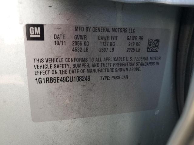 Photo 11 VIN: 1G1RB6E49CU108249 - CHEVROLET VOLT 