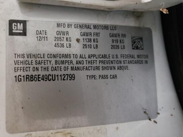 Photo 9 VIN: 1G1RB6E49CU112799 - CHEVROLET VOLT 