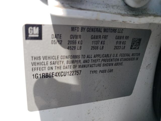 Photo 11 VIN: 1G1RB6E4XCU122757 - CHEVROLET VOLT 