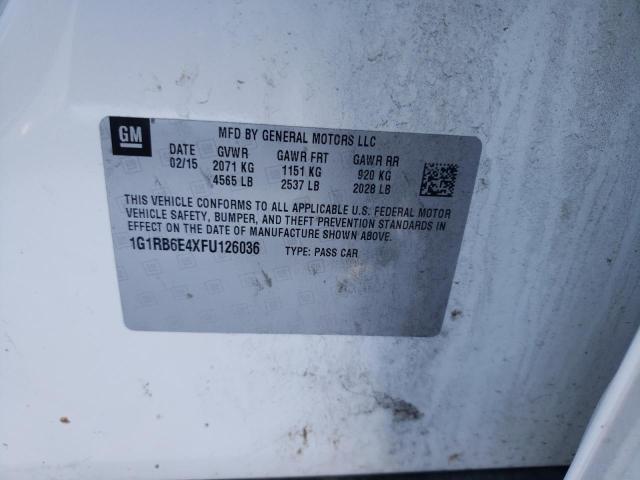 Photo 9 VIN: 1G1RB6E4XFU126036 - CHEVROLET VOLT 