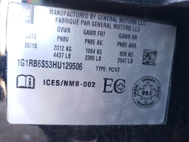 Photo 9 VIN: 1G1RB6S53HU129506 - CHEVROLET VOLT PREMI 