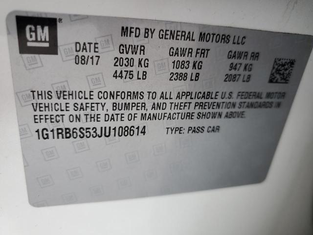 Photo 11 VIN: 1G1RB6S53JU108614 - CHEVROLET VOLT PREMI 