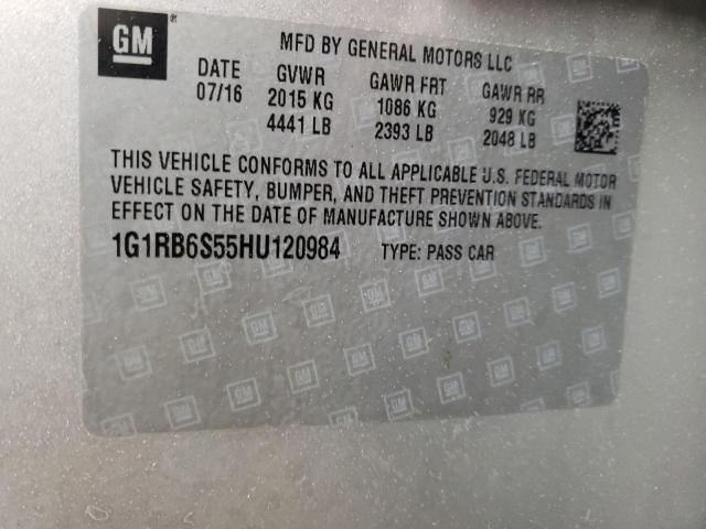 Photo 9 VIN: 1G1RB6S55HU120984 - CHEVROLET VOLT PREMI 