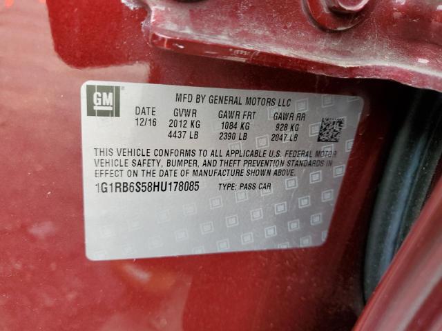 Photo 9 VIN: 1G1RB6S58HU178085 - CHEVROLET VOLT PREMI 