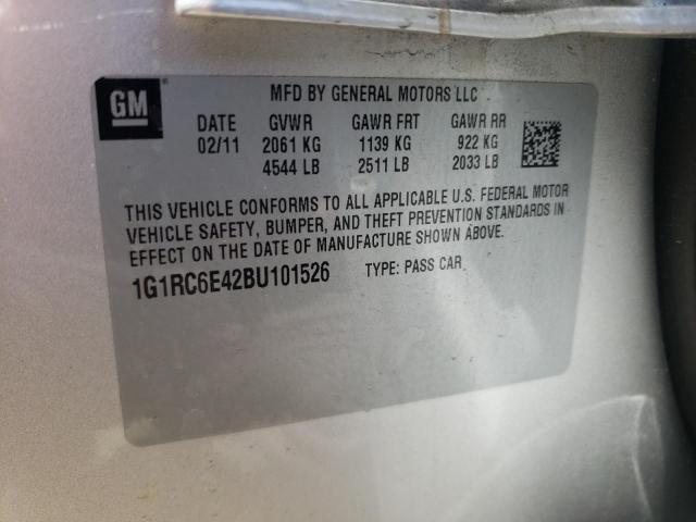 Photo 9 VIN: 1G1RC6E42BU101526 - CHEVROLET VOLT 