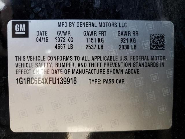 Photo 11 VIN: 1G1RC6E4XFU139916 - CHEVROLET VOLT 