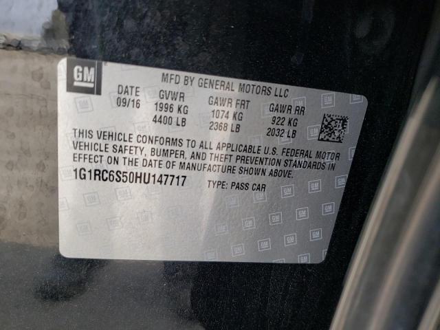 Photo 9 VIN: 1G1RC6S50HU147717 - CHEVROLET VOLT 