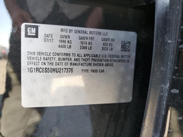 Photo 9 VIN: 1G1RC6S50HU217376 - CHEVROLET VOLT LT 