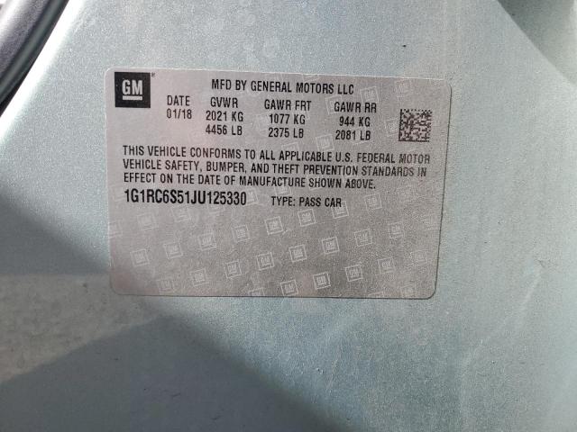 Photo 11 VIN: 1G1RC6S51JU125330 - CHEVROLET VOLT LT 