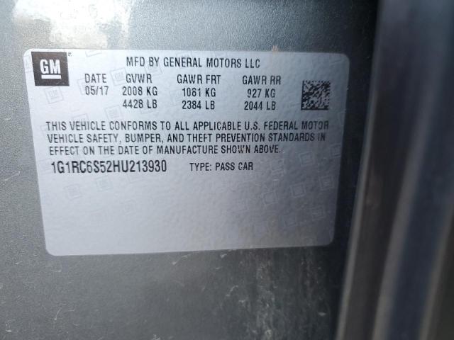 Photo 12 VIN: 1G1RC6S52HU213930 - CHEVROLET VOLT 