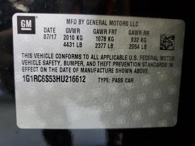 Photo 11 VIN: 1G1RC6S53HU216612 - CHEVROLET VOLT LT 