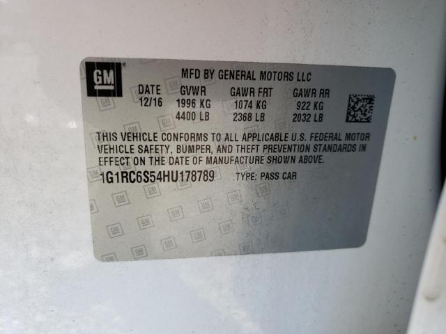 Photo 9 VIN: 1G1RC6S54HU178789 - CHEVROLET VOLT LT 