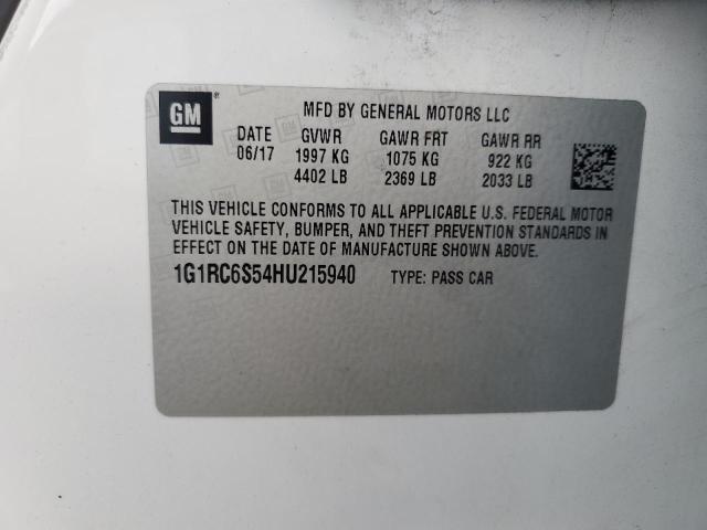 Photo 12 VIN: 1G1RC6S54HU215940 - CHEVROLET VOLT LT 