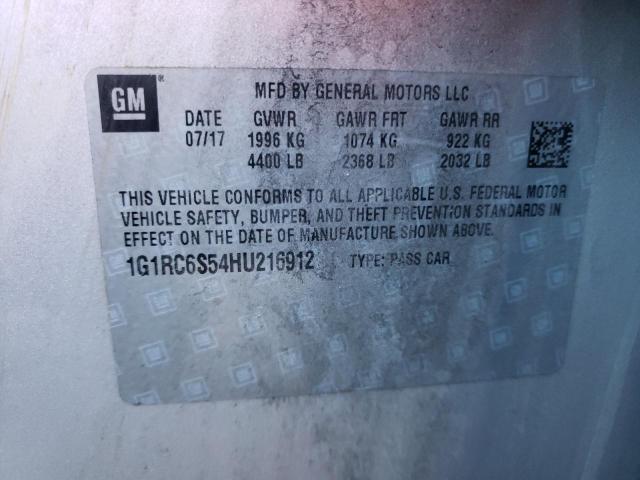 Photo 9 VIN: 1G1RC6S54HU216912 - CHEVROLET VOLT LT 