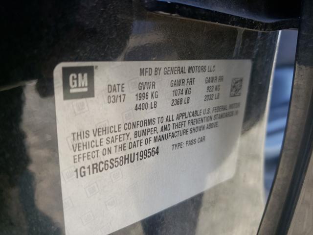 Photo 9 VIN: 1G1RC6S58HU199564 - CHEVROLET VOLT 