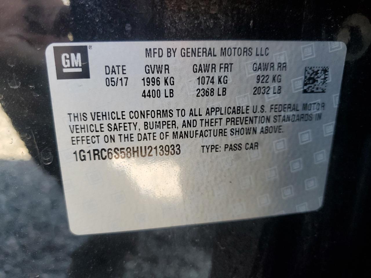 Photo 11 VIN: 1G1RC6S58HU213933 - CHEVROLET VOLT 