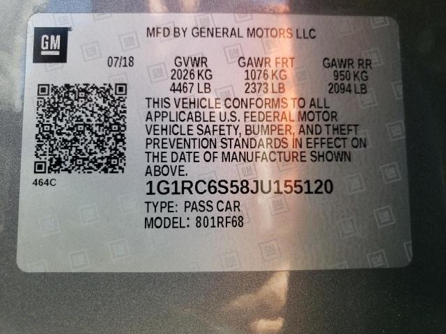 Photo 11 VIN: 1G1RC6S58JU155120 - CHEVROLET VOLT 