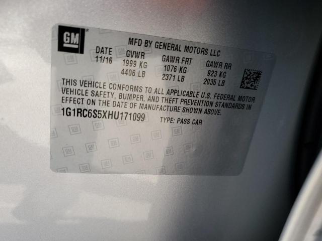 Photo 9 VIN: 1G1RC6S5XHU171099 - CHEVROLET VOLT 