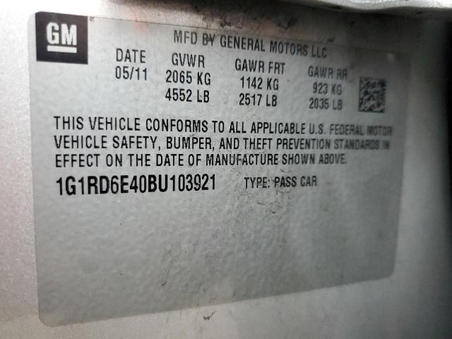 Photo 12 VIN: 1G1RD6E40BU103921 - CHEVROLET VOLT 