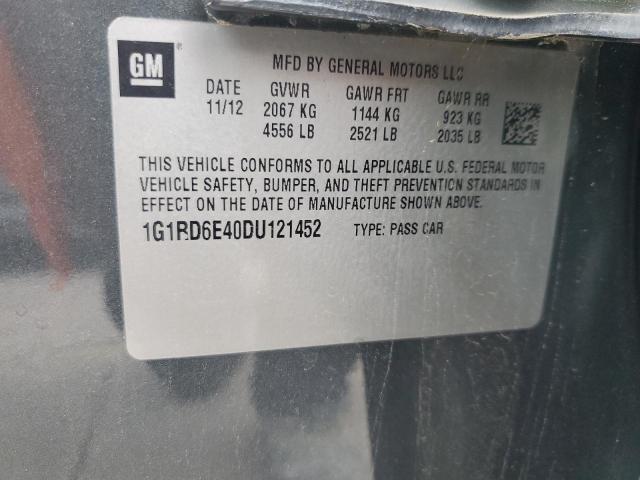 Photo 11 VIN: 1G1RD6E40DU121452 - CHEVROLET VOLT 