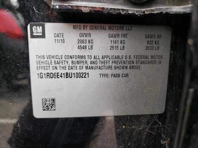 Photo 11 VIN: 1G1RD6E41BU100221 - CHEVROLET VOLT 