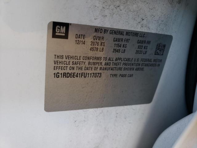 Photo 11 VIN: 1G1RD6E41FU117073 - CHEVROLET VOLT 