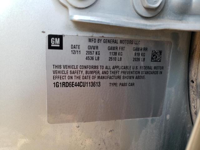 Photo 11 VIN: 1G1RD6E44CU113613 - CHEVROLET VOLT 