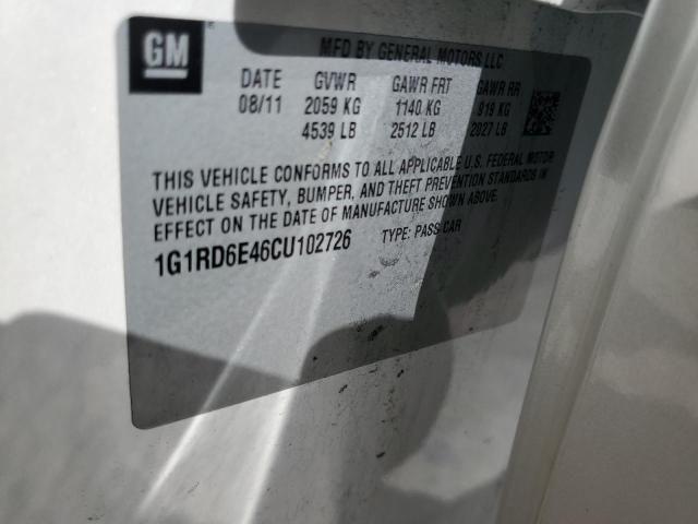 Photo 11 VIN: 1G1RD6E46CU102726 - CHEVROLET VOLT 