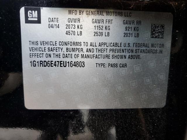 Photo 11 VIN: 1G1RD6E47EU164803 - CHEVROLET VOLT 