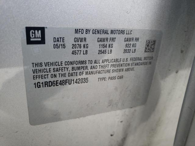 Photo 11 VIN: 1G1RD6E48FU142035 - CHEVROLET VOLT 