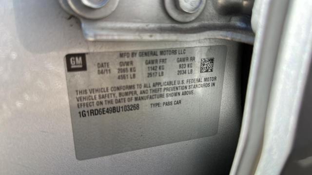 Photo 9 VIN: 1G1RD6E49BU103268 - CHEVROLET VOLT 