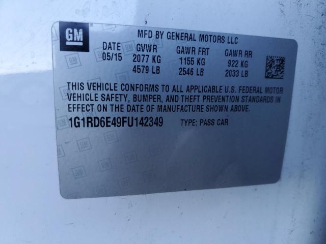 Photo 11 VIN: 1G1RD6E49FU142349 - CHEVROLET VOLT 