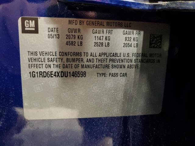 Photo 11 VIN: 1G1RD6E4XDU146598 - CHEVROLET VOLT 