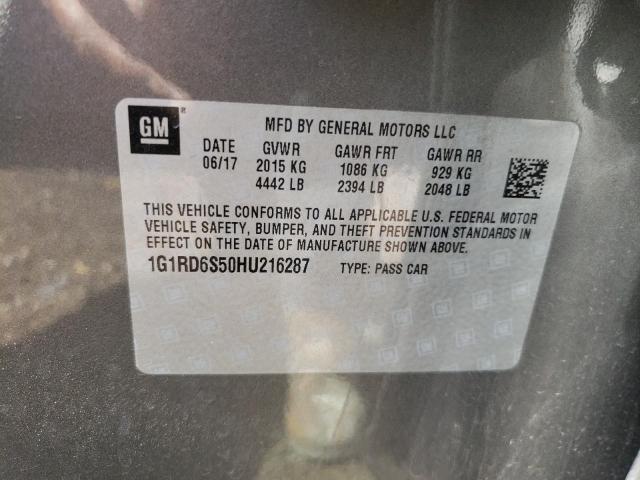 Photo 9 VIN: 1G1RD6S50HU216287 - CHEVROLET VOLT PREMI 