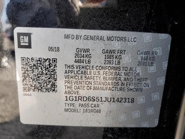 Photo 11 VIN: 1G1RD6S51JU142318 - CHEVROLET VOLT 