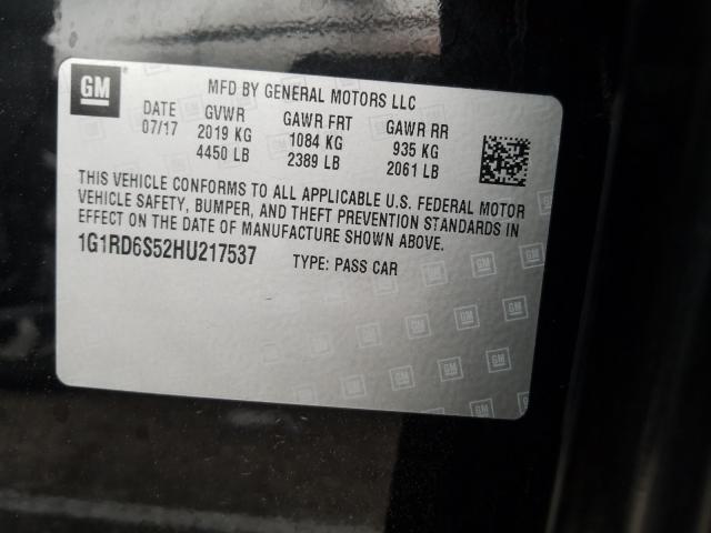 Photo 9 VIN: 1G1RD6S52HU217537 - CHEVROLET VOLT PREMI 