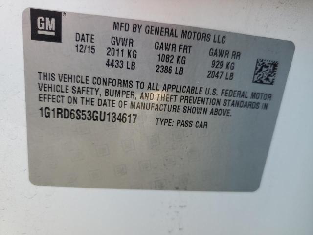 Photo 11 VIN: 1G1RD6S53GU134617 - CHEVROLET VOLT 