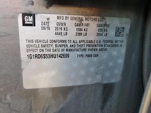 Photo 11 VIN: 1G1RD6S53HU142699 - CHEVROLET VOLT PREMI 