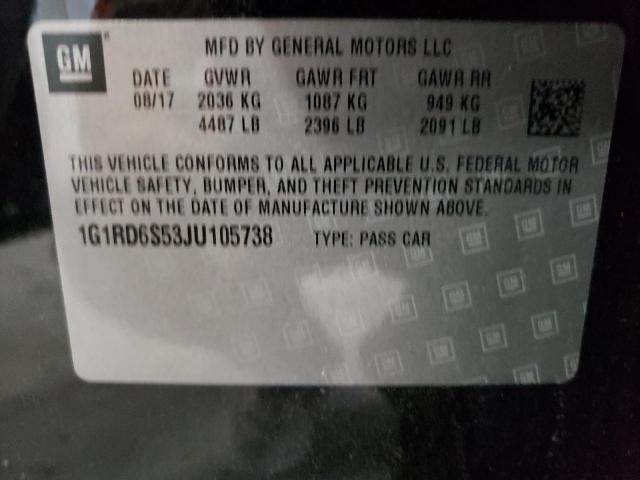 Photo 12 VIN: 1G1RD6S53JU105738 - CHEVROLET VOLT PREMI 