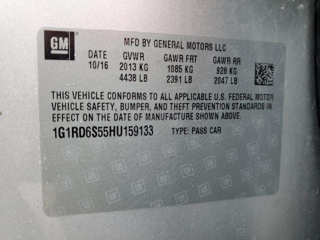 Photo 11 VIN: 1G1RD6S55HU159133 - CHEVROLET VOLT 