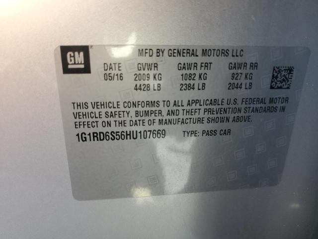 Photo 12 VIN: 1G1RD6S56HU107669 - CHEVROLET VOLT PREMI 