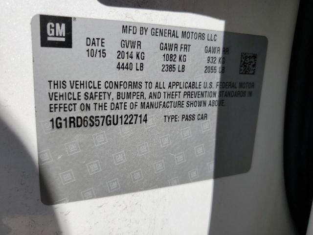 Photo 12 VIN: 1G1RD6S57GU122714 - CHEVROLET VOLT 