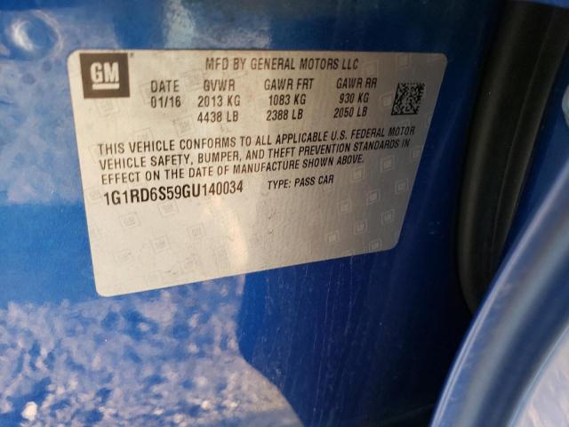 Photo 11 VIN: 1G1RD6S59GU140034 - CHEVROLET VOLT LTZ 