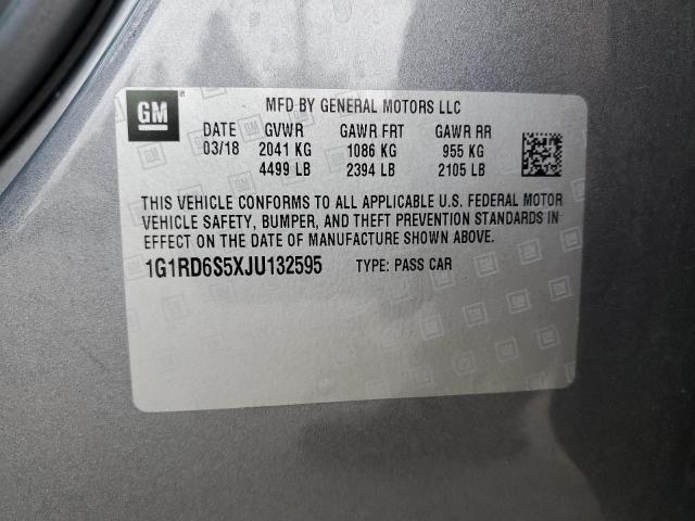 Photo 11 VIN: 1G1RD6S5XJU132595 - CHEVROLET VOLT PREMI 