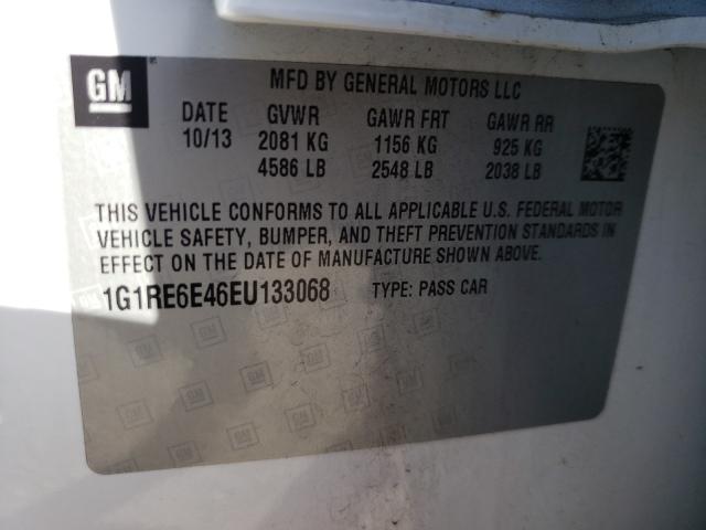 Photo 9 VIN: 1G1RE6E46EU133068 - CHEVROLET VOLT 