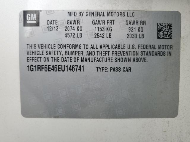 Photo 11 VIN: 1G1RF6E46EU146741 - CHEVROLET VOLT 