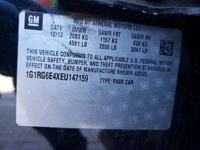 Photo 9 VIN: 1G1RG6E4XEU147159 - CHEVROLET VOLT 